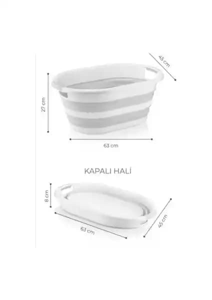 Hobby Life Katlanır Çamaşır Sepeti 38 Lt XL: Pratik ve Dayanıklı Ev Temizlik Çözümü