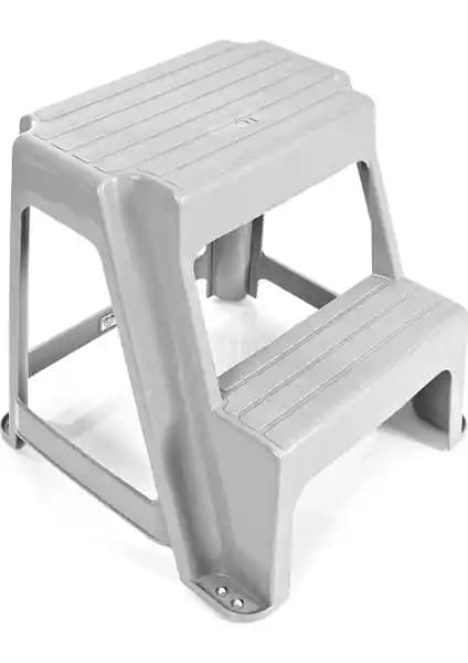 Holiday Irak Plastik Basamaklı Tabure Beyaz: Dayanıklı ve Şık İç Mekan Çözümü