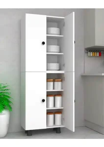 Home Gallery 1. Sınıf MDF Çok Amaçlı 6 Bölmeli Dolap Modern ve Fonksiyonel Tasarım