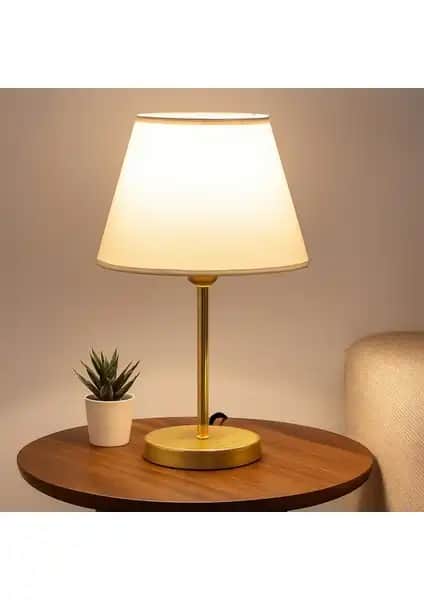 Homing Gold Gövdeli Abajur: Modern ve Şık Tasarımıyla İç Mekân Dekorasyonuna Uygun