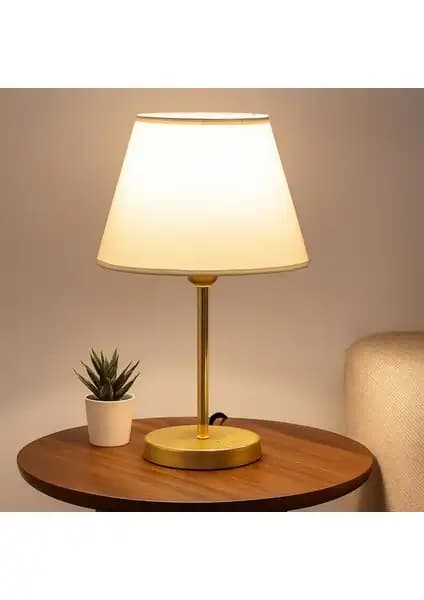 Homing Gold Gövdeli Abajur: Modern ve Şık Tasarımıyla İç Mekân Dekorasyonuna Uygun