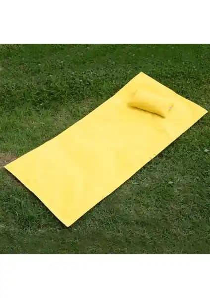 Homing Mini Yastıklı Plaj ve Piknik Örtüsü Doğa Dostu ve Hafif Tasarımıyla Pratik Kullanım
