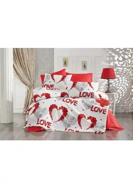 İdil Store Çift Kişilik Leopar Desenli Pamuk Polyester Nevresim Takımı