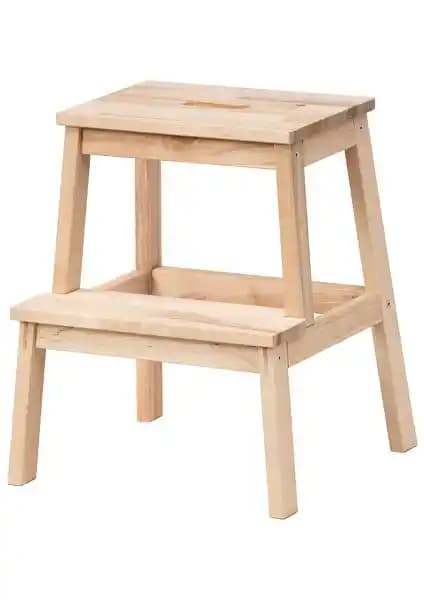 İKEA Bekvam Masif Kayın Ahşap Mutfak Tabure Merdivenleri ve Kullanım Özellikleri