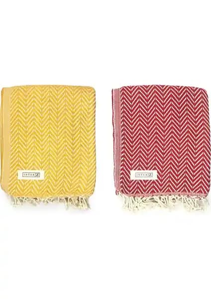 Inter Z 2'li Set Peştemal Plaj Havlusu: Hafif, Pratik ve Dayanıklı Tasarım