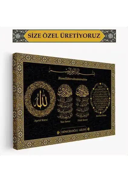 İslami Duvar Tablosu: Manevi ve Estetik Dekorasyon İçin Özel Üretim Kanvas Tablo