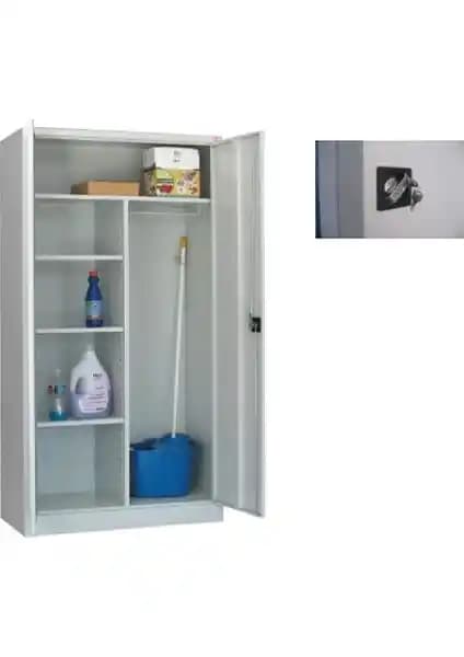 Jessan Ofis Çelik Temizlik Dolabı: Dayanıklı ve Güvenli Modern Depolama Çözümü