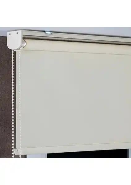 Kaliteli Krem Renkli Stor Güneşlik Perde 100 cm Genişlik ile Estetik ve Fonksiyonel Kullanım