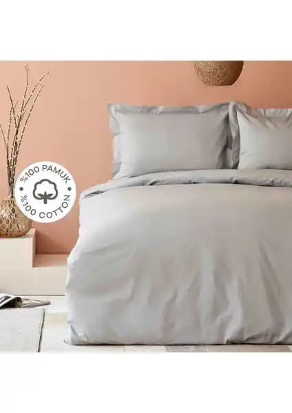 Karaca Home Back To Basic Gri %100 Pamuk Çift Kişilik Nevresim Takımı Ürün İncelemesi ve Özellikleri