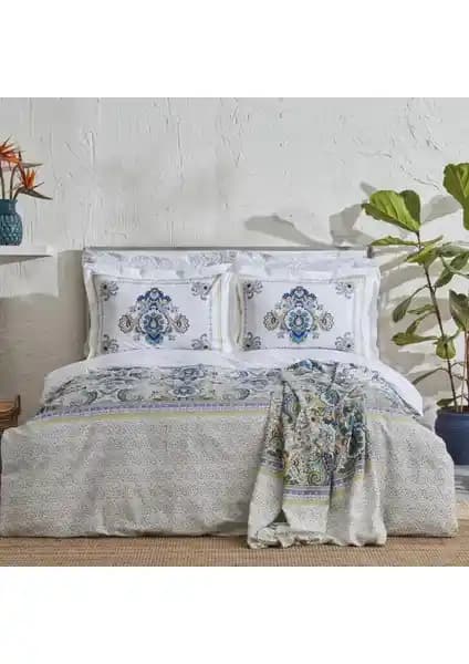 Karaca Home Elenora Pamuk Çift Kişilik Nevresim Takımı Yatak Odası Şıklığı ve Konforu