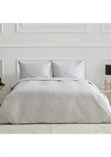 Karaca Home Josef Gri Çizgili Saten Çift Kişilik Nevresim Takımı Özellikleri ve Kullanıcı Yorumları