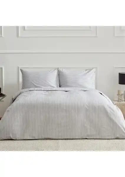 Karaca Home Josef Gri Çizgili Saten Çift Kişilik Nevresim Takımı Özellikleri ve Kullanıcı Yorumları