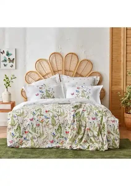 Karaca Home Nadia %100 Pamuk Çift Kişilik Nevresim Takımı: Şık ve Konforlu Yatak Odası Dekoru