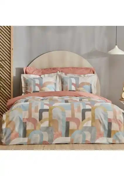 Karaca Home Sava %100 Pamuk Çift Kişilik Nevresim Takımı Şık ve Konforlu Tasarım