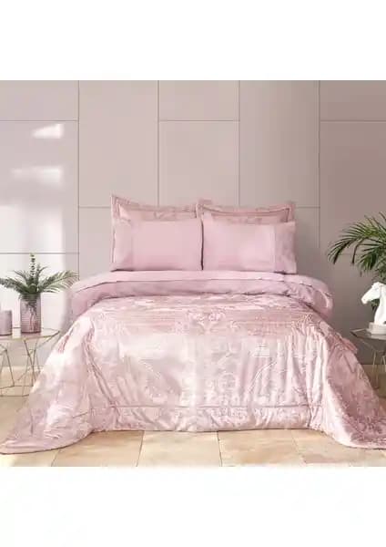 Karaca Home Victoria Gül Kurusu 7 Parça Çift Kişilik Yatak Odası Seti Şıklık ve Konfor Sunar