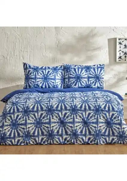 Karaca Home Young Sanchez Mavi Çift Kişilik Nevresim Takımı Estetik ve Konfor Sunar