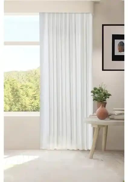Kardens Home Saten Güneşlik Beyaz: Şık ve Fonksiyonel Modern Perde Seçeneği