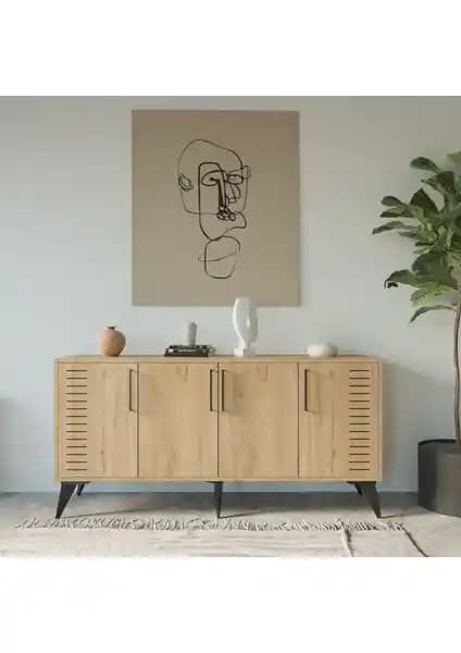 Karla Suntalam Modern Konsol: Estetik ve Fonksiyonellik Sunan Şık Mobilya Parçası