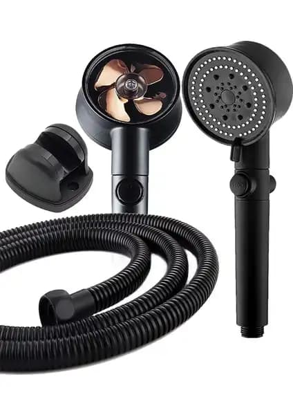 Kaşbaşı Home Turbo Pervaneli 5 Fonksiyonlu Duş Başlığı Modern Banyolar İçin Yenilikçi Çözüm