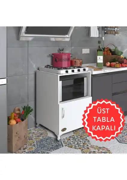 Kenz Life Ocak Dolabı Revbahar Byz Modern ve Şık Mutfak Çözümü 85 cm yüksekliğinde