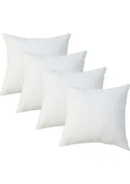 Kırlent Dünyası 4'lü Boncuk Silikon ve Elyaflı Yastık Seti Modern ve Konforlu Dekorasyon Ürünü