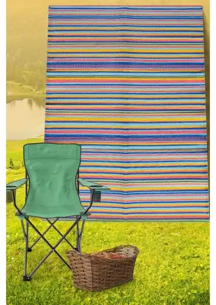 Konfor Halı Savana 8802: Çok Amaçlı Dış Mekan ve İç Mekan Kullanımı için Dayanıklı Halı