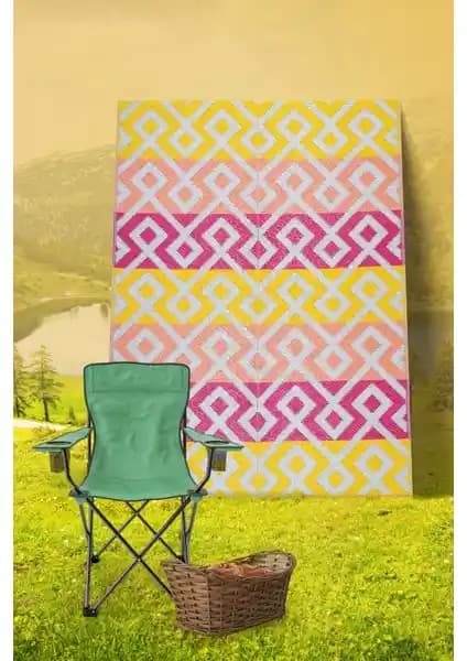 Konfor Halı Savana 8812 Çok Amaçlı Dış Mekan ve Piknik Halısı 75-90 Karakter