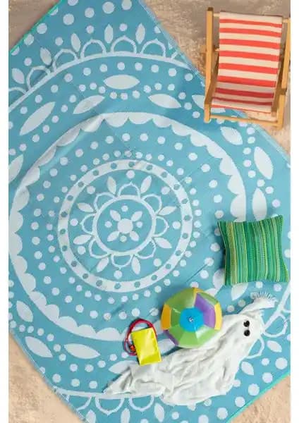 Konfor Halı Savana XL Plaj Kamp Karavan Piknik Bahçe Halısı Dayanıklı ve Çok Amaçlı Kullanım İçin