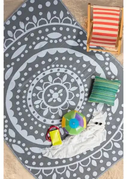 Konfor Halı Savana XL Plaj Kamp Karavan Piknik Bahçe Halısı Güncel ve Çok Amaçlı Kullanım İçin Uygun