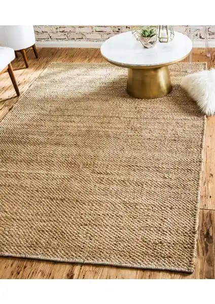 Koza Halı Natura El Dokuma Jüt: Doğal ve Dayanıklı Modern Halı Seçenekleri