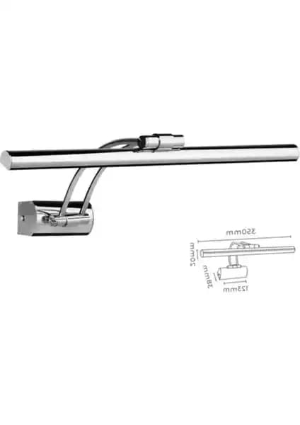 Krds Ay<dı>nlatma Banyo Tablo Ayna Üstü LED Flüt Aplik Modern Tasarım