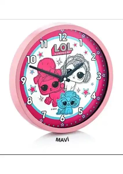L.O.L. Bebek Duvar Saati: Çocuk Odası Dekorasyonunda Şıklık ve İşlevsellik Sağlayan Sevimli Tasarım