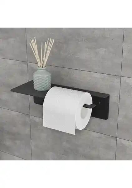 Lamizon Metal Raflı Tuvalet Kağıdı Askısı: Modern ve Dayanıklı Banyo Aksesuarı