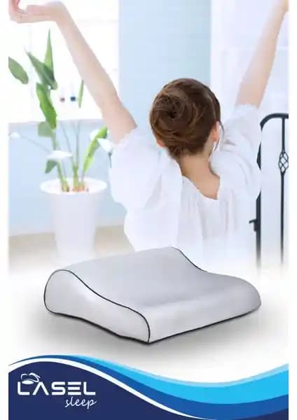 Lasel Sleep Viscos Classic XL Boyun Yastığı Sağlıklı ve Konforlu Uyku İçin Uygun Seçenek