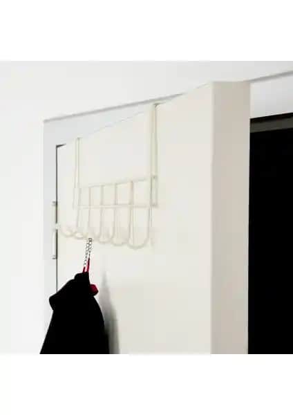 Loftus Eko 6'lı Kapı Arkası Askı Beyaz, Dayanıklı ve Şık Ev Düzeni Çözümü