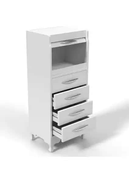 Longlife Çok Amaçlı Mutfak Dolabı Ekmeklik Gözlü Kiler Dolabı Dekoratif ve Fonksiyonel Tasarım