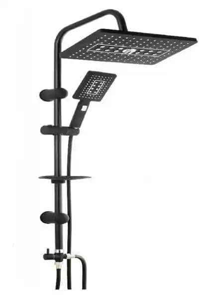 Lora Loramix Siyah Robot Tepe Duş Seti: Modern Tasarım ve Uzun Ömürlü Kullanım İçin Mükemmel Seçenek