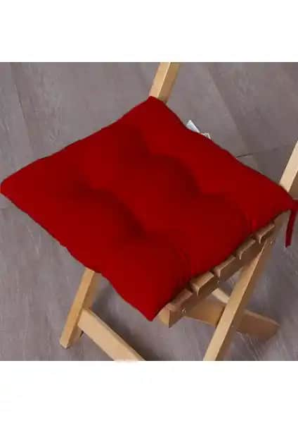 Lorien Özel Dikim Bağcıklı Pofuduk Sandalye Minderi: Şık ve Konforlu Oturma Çözümü