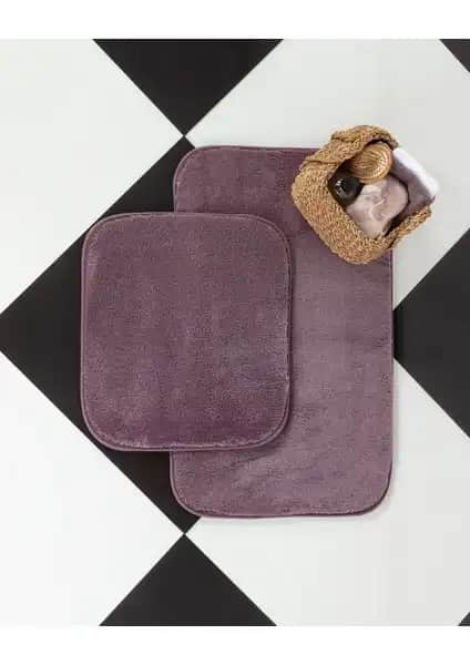 Madame Coco Carol 2'li Banyo Paspası Şıklık ve Konfor Sunan Modern Banyo Aksesuarı