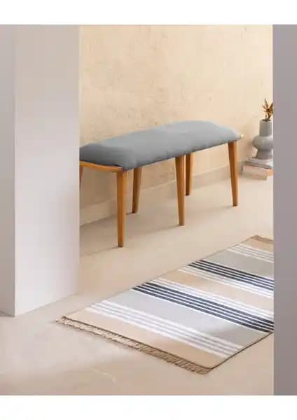 Madame Coco Chagnon Saçaklı Dokuma Kilim: Modern ve Dayanıklı Ev Dekorasyonu İçin Ideal Seçenek