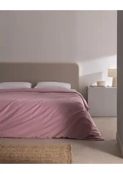 Madame Coco Manon Çift Kişilik Pamuk Ranforce Düz Nevresim Yatak Odası Dekorasyonuna Şıklık Katar