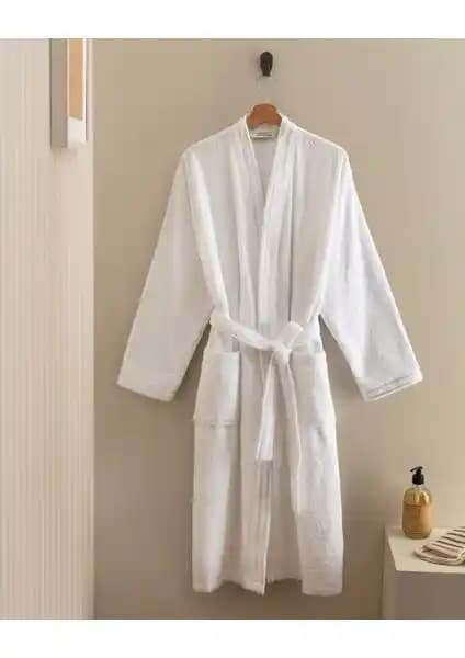 Madame Coco Maynor Kimono Bornoz Unisex %100 Pamuk Yüksek Emicilik ve Şıklık İçin Uygun