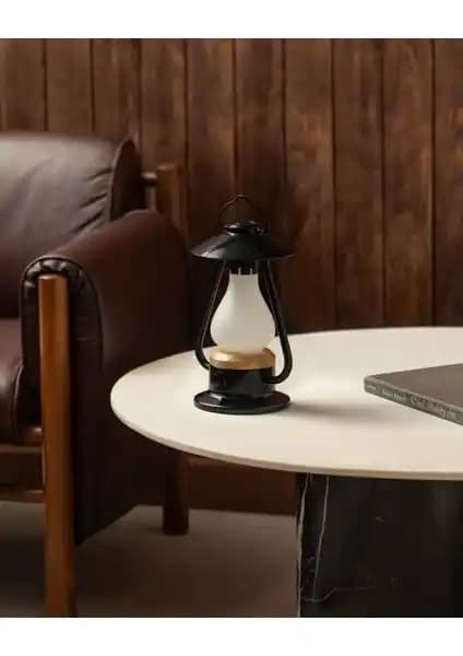 Madame Coco Nela Dokunmatik Abajur Siyah Modern ve Şık Tasarım Özellikleri