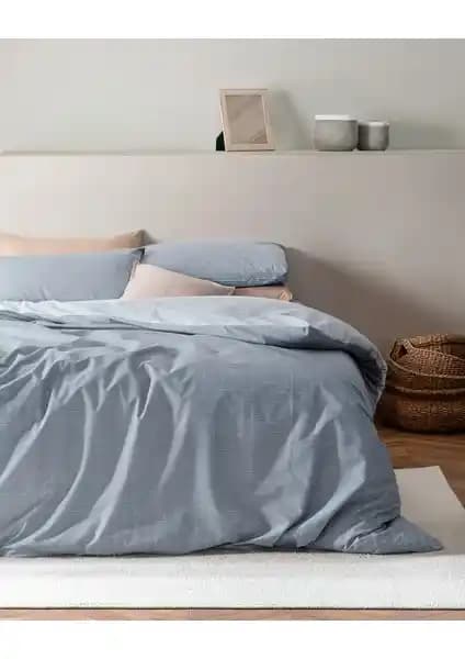 Madame Coco Odette Çift Kişilik Pamuk Ranforce Mavi Nevresim Takımı İnceleme ve Özellikleri