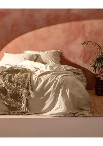 Madame Coco Sona Çift Kişilik Püsküllü Nevresim Takımı Estetik ve Konfor Sunar