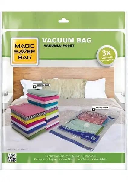 Magic Saver Bag Vakumlu Poşet ile Eşyalarınızı Güvenceyle Saklamanın En İyi Yolu