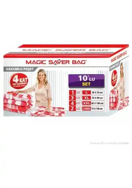 Magic Saver Vakumlu Hurç Seti ile Eşyalarınızı Güvenle Saklayın ve Alan Tasarrufu Sağlayın
