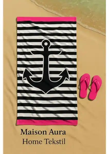 Maison Aura Plaj Havlusu Modern Tasarım ve Sürdürülebilirlik ile Öne Çıkıyor