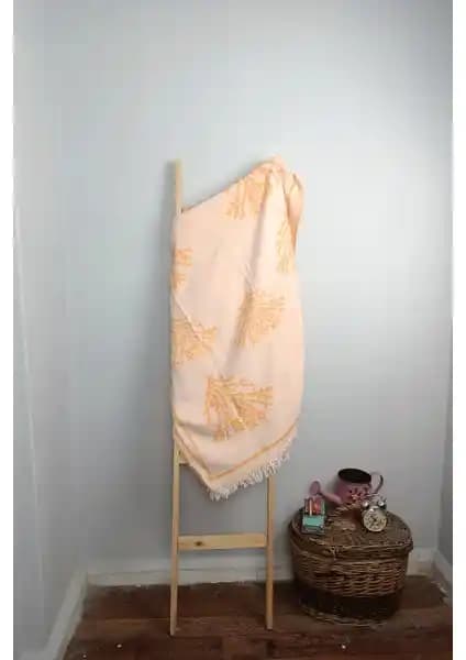 Mercan Çift Taraflı Peştemal: Şık ve Fonksiyonel Pamuklu Hamam ve Plaj Aksesuarı