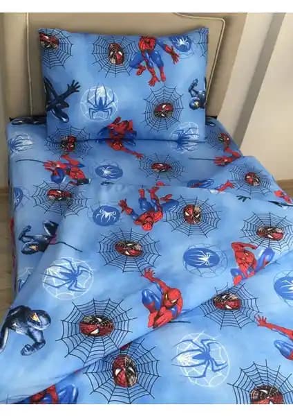 Mert Tek Kişilik Spiderman Nevresim Takımı: Renkli ve Sağlıklı Uyku Deneyimi